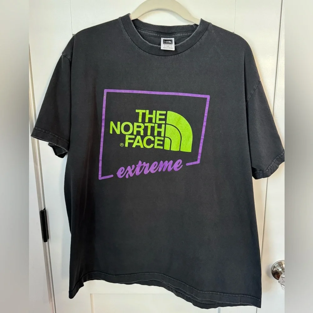 Rare The North Face Extreme Black Tee size large